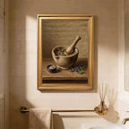 Gold Vintage Framed Mortar and Pestle Still Life Wall Art Kitchen Print - Image 5