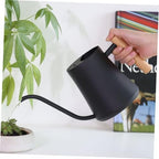 Black Stainless Steel Garden Watering Can with Long Spout - Image 6