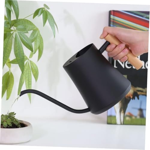 Black Stainless Steel Garden Watering Can with Long Spout - Image 6