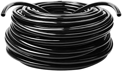 Garden Watering Hose 4/7mm PVC Micro Irrigation Pipe Drip Tubing Sprinkler 1/4'', for Transferring Liquid Lawn Balcony Greenhouse(45m) by Unknown