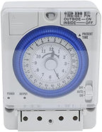 Fafeicy 24hour Mechanical Timer Switch, Automatic Time Control, TB388 Timer with Removable Battery Low Power Consumption for Water Heaters, Street Lights - Image 2