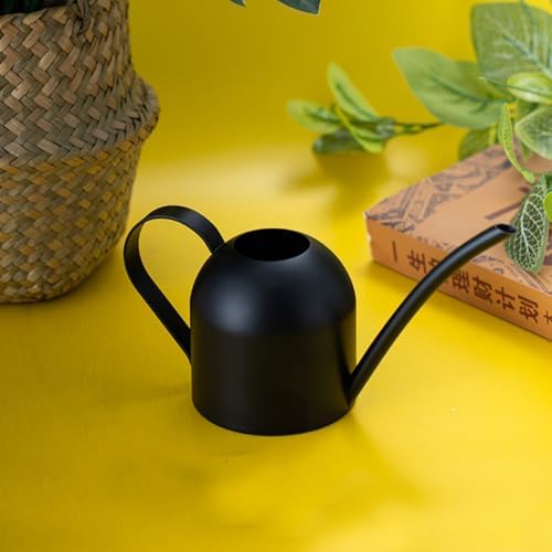 500ml Stainless Steel Watering Kettle with Long Spout Black - Image 3