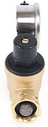 U.S. Solid 3/4" GHT RV Water Pressure Regulator, Adjustable Lead-Free Brass Water Regulator Valve with Gauge & Filter for RV, Camper & Garden Hose (Pack of 2) - Image 3