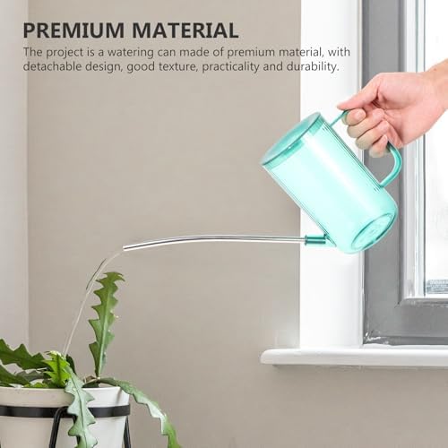 DOITOOL 2 Sets Indoor Outdoor Watering Cans with Stainless Steel Long Spouts Ergonomic Handle Large Capacity Plastic Garden Plant Waterers for Precise Watering - Image 4