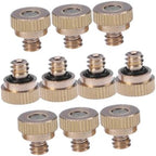 YARNOW 50pcs High Pressure Misting Nozzle Stainless Steel Atomizing Spray Nozzle for Garden Hose - Image 4