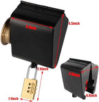Outdoor Faucet Iock System - Insulated Faucet Iock and Garden Hose Bib Iock Cover,Made of Steel- Prevents Water Theft and Stops Unauthorized Use, Easy to Install Black - Image 3