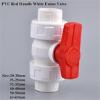 Expandable Garden Hose Repair Kit 15PCS Hose Connector with Double Union Ball Control Red White Valve, Garden Watering Irrigation System Water Pipe Fittings(Inner Dia 20mm) - Image 2