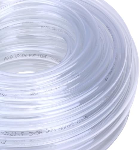 DERNORD PVC Tubing 7/16"ID X 9/16"OD Flexible Clear Vinyl Hose 50 Feet for Food Grade - Image 6