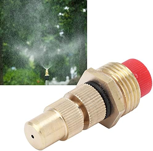 5Pcs Irrigation Nozzle, G1 2 Male Thread Brass Atomizing Nozzle with Filter, Irrigation Drippers Sprinklers for Garden Greenhouse Agricultural - Image 4