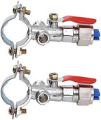 10PCS Garden Hose Nozzle,Heavy Duty Metal Water Hose Sprayer Atomizing Spray Nozzle Set Zinc Alloy Agricultural Plant Water Misting Fan Nozzle for Tractor Lawn Landscaping Irrigation - Image 5