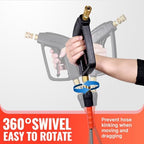 YAMATIC Pressure Washer Gun Hose Kit Stainless Steel Wand - Image 2