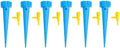 6-24pcs Auto Adjustable Drip Spike Water Bottle Irrigation System Self Dripper Automatic Device Indoor Plant(Blue-6Pcs) by Unknown