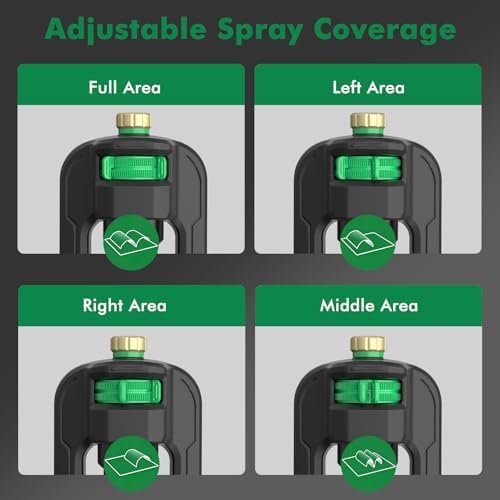 RESTMO Turbo Oscillating Sprinklers for Yard,Sprinkler with Weighted Base - Image 4
