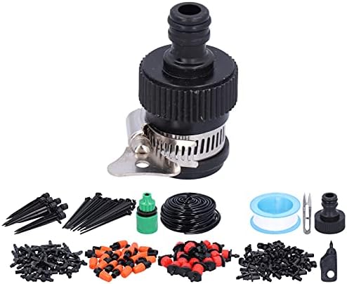 Garden Drip Irrigation Kit 30M | Adjustable Nozzles Save 70% Water | DIY Micro Watering System for Vegetables/Lawns/Terrace | 60L / H Flow Rate, 20 Sprayers & Drippers - Image 7