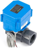 U.S. Solid 3/4" UPVC Motorized Ball Valve - Normally Open Plastic Electrical Ball Valve with Full Port, 2 Wire Auto Return, 9-36V AC/DC, N.O. - Image 4