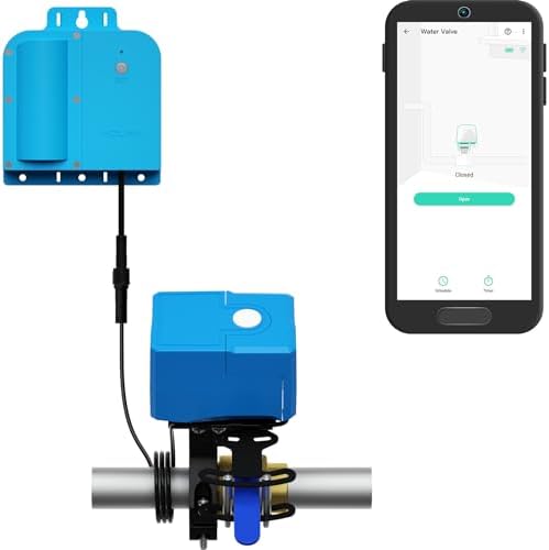 Wireless Valve Controller & Bulldog Valve Robot Automatic Water Leak Detection & Shut-Off Kit, Battery Powered with 10+ Years Battery Life HUB Required by YoLink