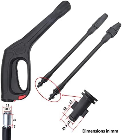 Bear Force High Pressure Water Spray Gun Wand Nozzle, Replacement Pressure Washer Gun Compatible with Portland Pulsar Powerwasher TaskForce TaskMaster ShopForce Electric Pressure Washers - Image 4
