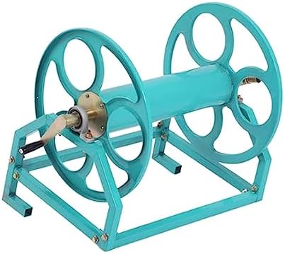 GLigeT Hose Pipe Holder Compact Hose Reel Cart, Heavy Duty Metal Hose Reel, Hose Holder Water Pipe Rack Suitable for Gardens, Lawns, and Outdoor Hose Pipe Hanger (Size : for 1inch Hose) by Unknown