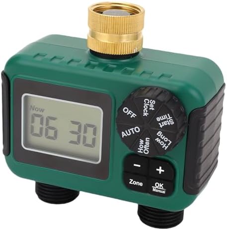 Hilitand 2 Outlet Sprinkler Timer with Brass Inlet for Outdoor Garden - Image 5