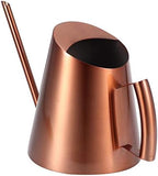 Household Bonsai Stainless Steel Watering Can, Mini Brushed Indoor House Plants Long Spout Watering Can Modern Watering Pot, Rose Gold(M) by Yosoo