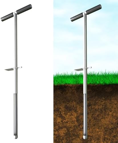 36" Soil Sample Probe Stainless Steel T-Style Handle Sampling Soil Probe by Unknown