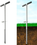 36" Soil Sample Probe Stainless Steel T-Style Handle Sampling Soil Probe by Unknown