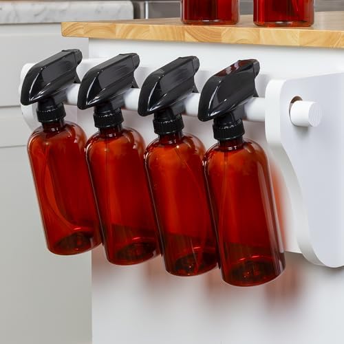 Cornucopia Brands 16oz Amber PLASTIC Spray Bottles w/Heavy Duty Mist & Stream Sprayers & Chalkboard Labels (6-pack); PET #1 Plastic Bottles, BPA-Free - Image 5