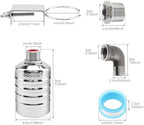 4Pack Water Float Valve Automatic Water Level Control Float Valve 1/2" 3/4" - Image 2