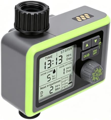 Estink Garden Watering Timer with Rain Sensor, 8 Program Irrigation - Image 3