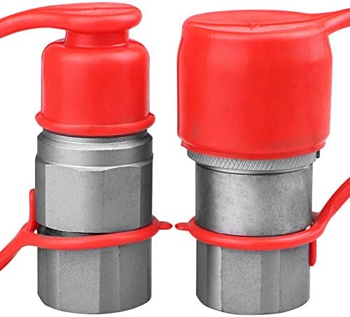 3/4" SAE Skid Steer Bobcat Flat Face Hydraulic Quick Connect Couplers - Image 2
