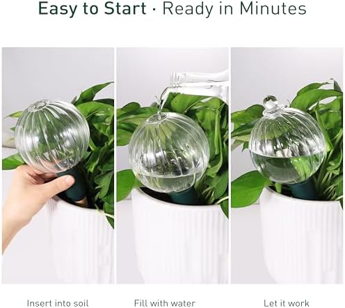 23 oz Up to 2 Weeks Extra Large Glass Plant Watering Globe, Slow Release - Image 5
