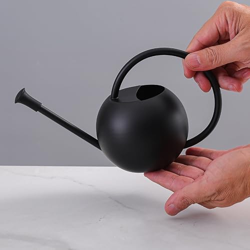 12 oz/350 ml Plant Watering Can, Rustproof Decorative Metal Indoor Watering Cans for House Plants with Long Spout,Small Durable Modern Water Can for Plants for Outdoor Flower Garden Gardening - Image 4