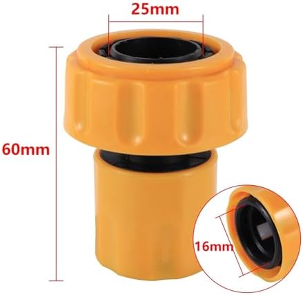 20PCS Hose Quick Connect Fitting(for 12/16/25mm I.D. Hoses) Garden Irrigation Accessories for Pipe Repair and Replacement(4206) - Image 2