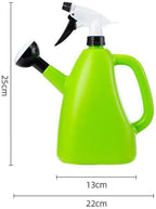 Watering Can 1.3L Atomization Watering Can Press Type Large Capacity Plastic Bottle Plants Pressure Spray Water Kettle Garden Tool(A-Blue) - Image 2