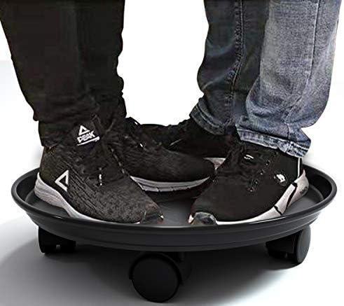 Plant Caddy with Wheels 15.5 Inch - 2 Pack Plant Caddy on Wheels Heavy Duty,Plant Dolly Plant Tray with Wheels Planter Caddies Indoor/Outdoor, Black - Image 5