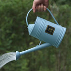 Long Spout Watering Can, 1.8L Metal Sprinkler Head for Indoor Outdoor - Image 2