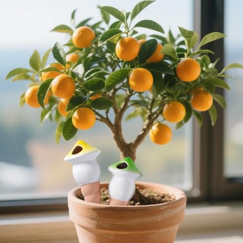 Water Globes for Outdoor Plants Mushroom Shape Automatic Irrigation Devices - Image 2
