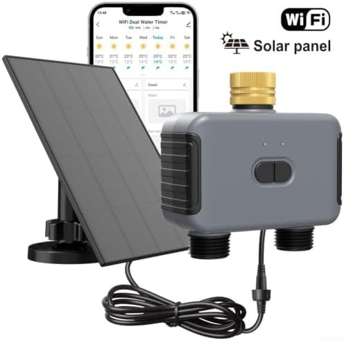 Solar WiFi Water Timer WiFi Solar Irrigation Controller Waterproof - Image 7