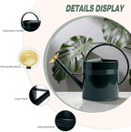 2.5 Gallon Dark Green Metal Watering Can for Plants and Garden with Removable Spout, Made of Galvanized Iron - Image 3