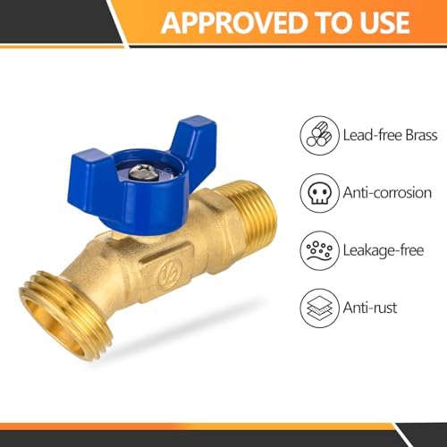 20PC HeSun 1/2" Male NPT Inlet Outdoor Hose Bibb Faucet/Valve - Image 3