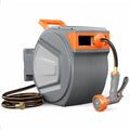 DUMOS Retractable Garden Hose Reel, 1/2 in X 65 ft Water Hose with Nozzle by DumosLifestyle