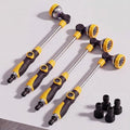 Hushee 4 Pcs Garden Watering Wand, 18.5 Inch Hose Watering Wand with 180° Rotating Head, Thumb Flow Control, 8 Spray Patterns, Garden Hose Nozzle Sprayer for Lawn, Plants, Car Wash by Hushee