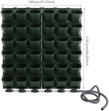 36 Pockets Wall Mounted Vertical Self-Watering Garden Planter with A Timer - Image 2
