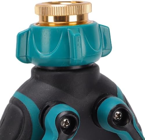 2 Way Y Garden Hose Splitter, 3/4 InchOutdoor Water Faucet Adapter with 2 Extension Hose, Coiled Spring Protectors, Full Flow Garden Hosea Y Splitter for RV - Image 6