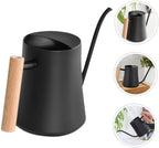 Watering Can Large Capacity with Long Spout, Retro Stainless Steel - Image 7