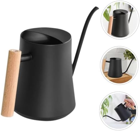 Watering Can Large Capacity with Long Spout, Retro Stainless Steel - Image 7