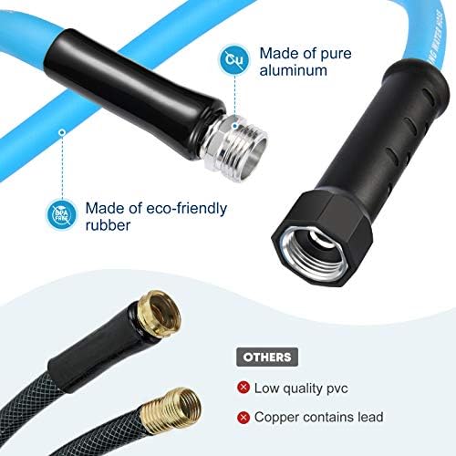 Kohree 50FT RV Water Hose, 5/8'' Premium Drinking Water Hose, No Odor - Image 3