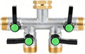 Love Is War 4 Way Hose Splitter Garden Outdoor Water Spigot Splitter by Unknown