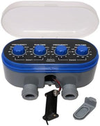Practical 2 Outlet Water Regulator Permanent Build Ideal for Lawns Flower Beds Greenhouses Adjustable Sprinkler Schedule Timer - Image 3