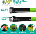 Heavy Duty Garden Hose 5/8 Inch x 200ft - Kink Resistant Lightweight Hybrid Hose, Leak Proof Rustproof Water Hose for Outdoor Watering - Image 2